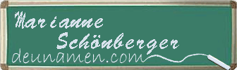 Marianne Schönberger Visitenkarte
